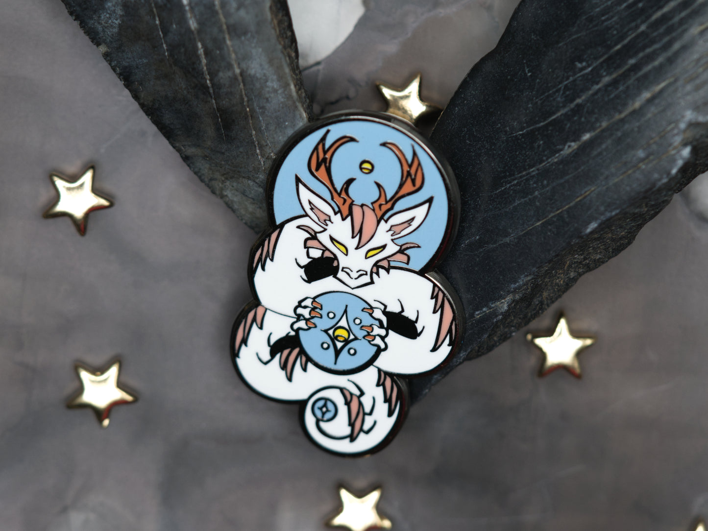 Starlight Dragon Enamel Pin