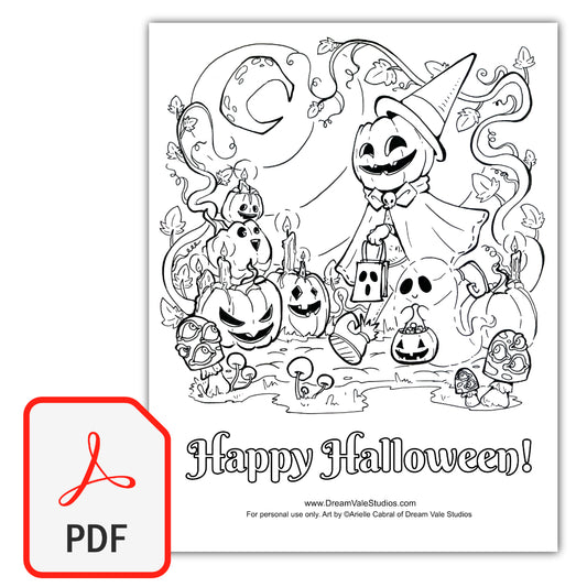 Free Halloween Coloring Page